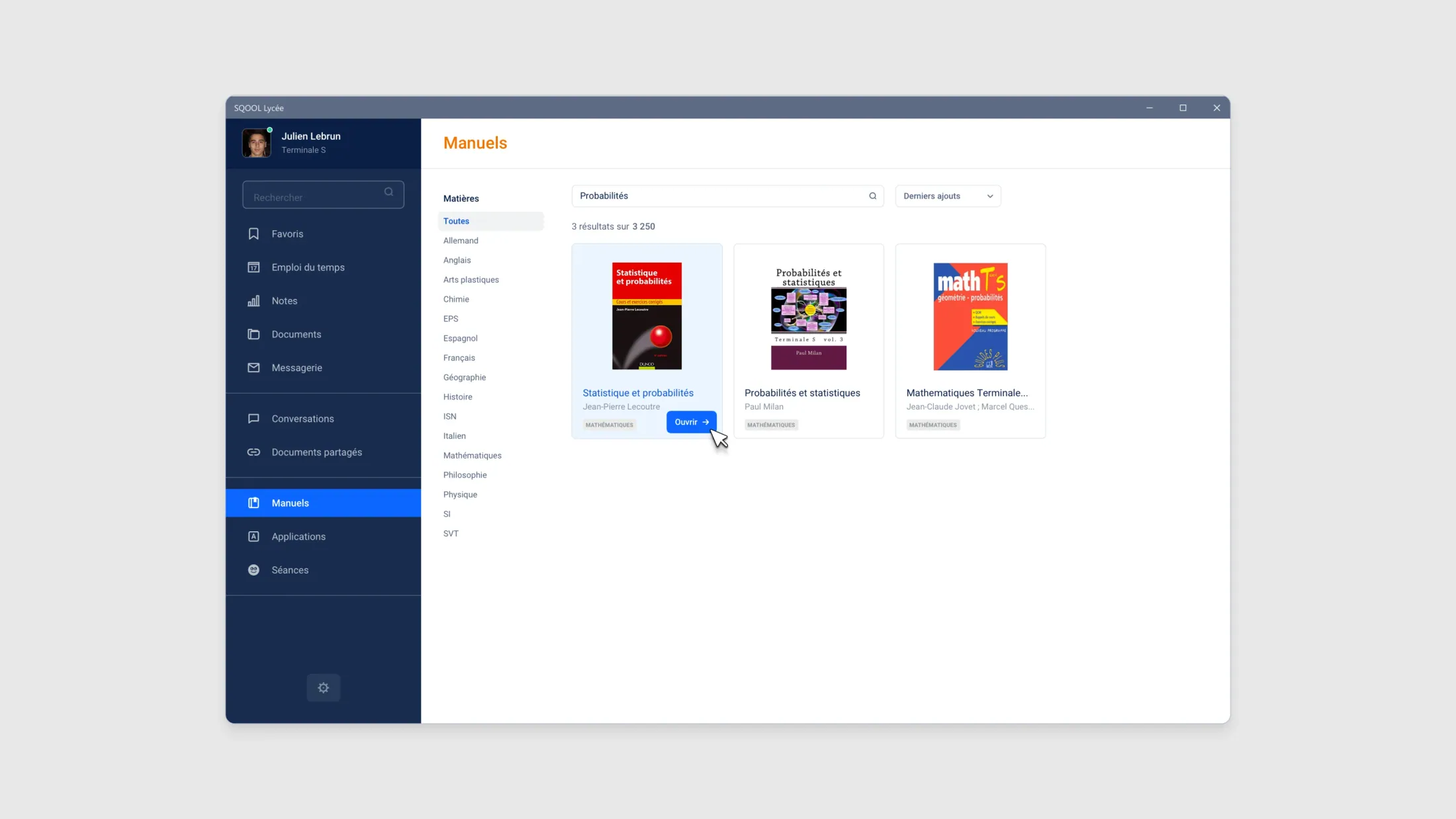 Hi SQOOL — UI